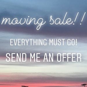 moving sale!